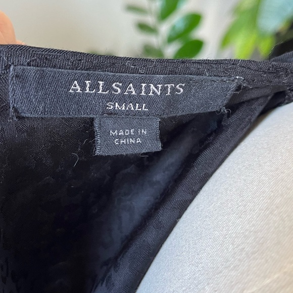 Allsaints never worn black wrap dress - Picture 2 of 4